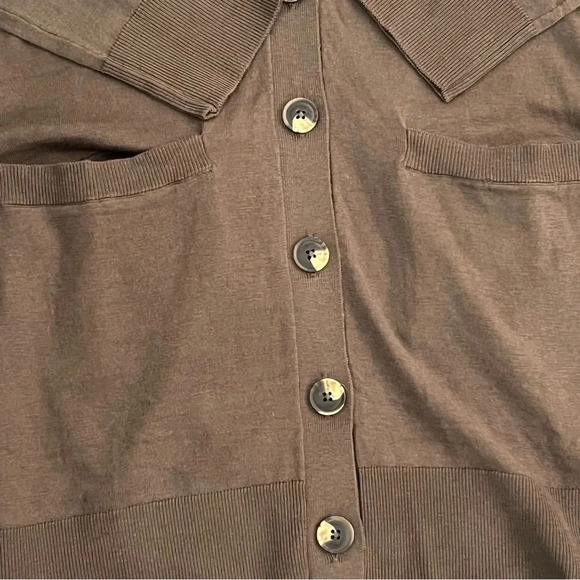 NWT Sanctuary Women’s Mini Dress/Long Cardigan Sweater (Olive Green) - Picture 4 of 9